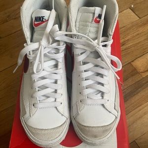 COPY - White and Maroon Nike Blazer